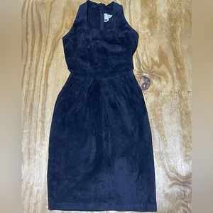 Morgan Taylor dress women 4 black suede …..R